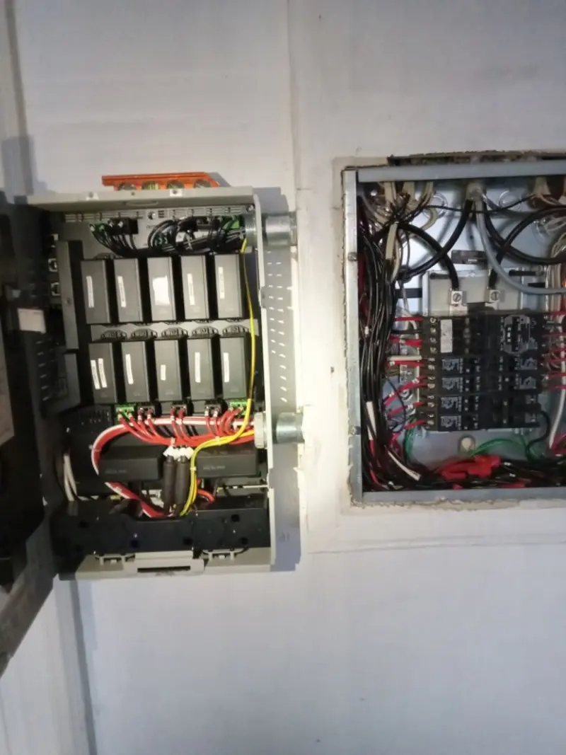 Electrical panel upgrade completed for Indoor Lighting Installation in Minooka